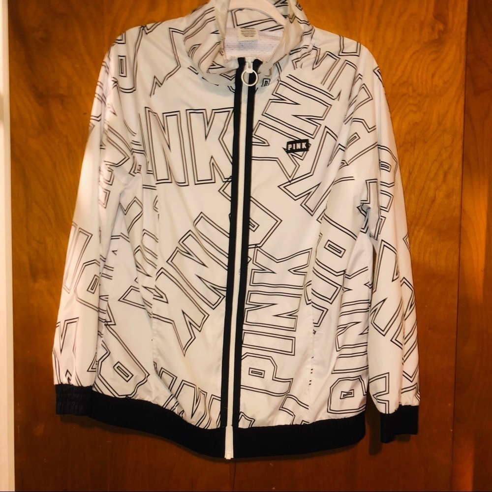 Victoria’s Secret White Windbreaker Jacket XS